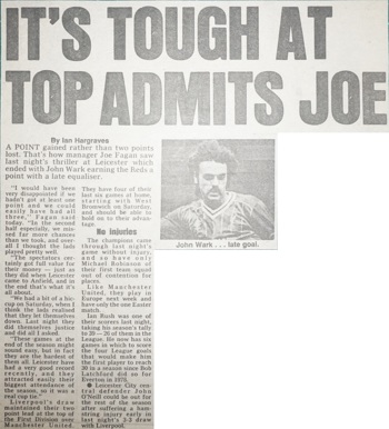 Tough at the top - 18 April 1984