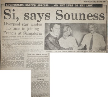 Si says Souness - 12 June 1984