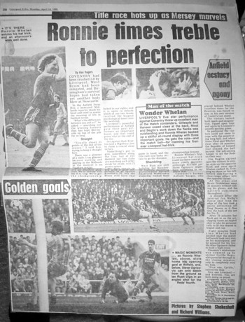 Ronne times treble to perfection - 12 April 1986