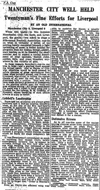 Guardian match report