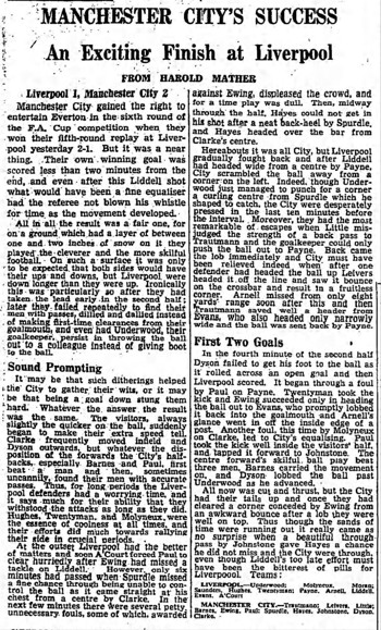 Guardian match report