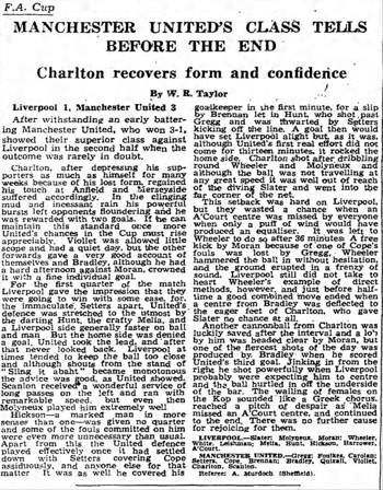 Guardian match report