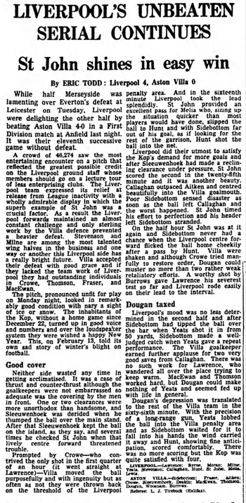 Guardian match report