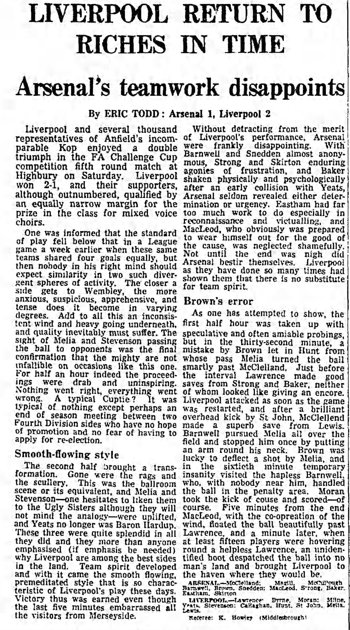 Guardian match report