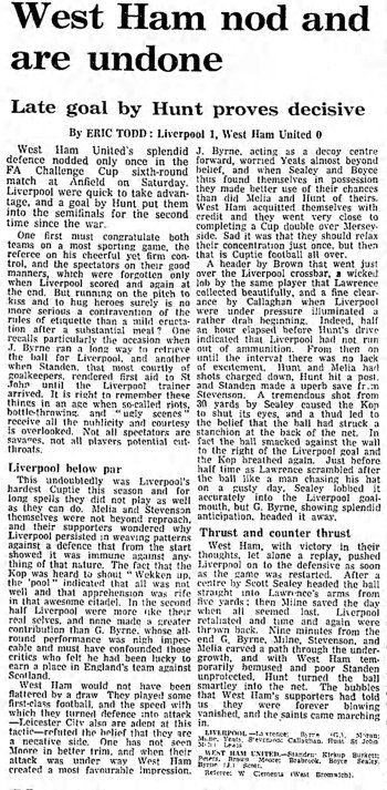 Guardian match report