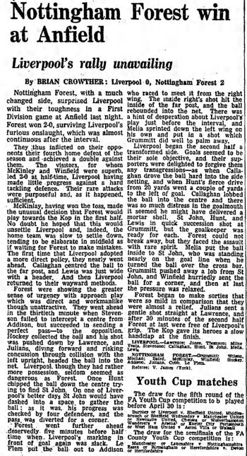 Guardian match report