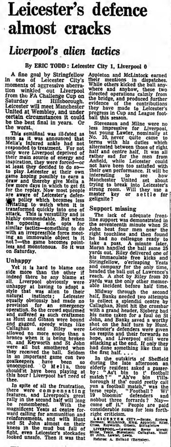 Guardian match report