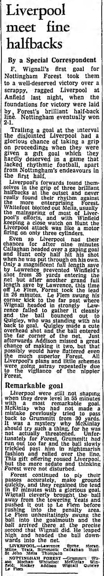Guardian match report
