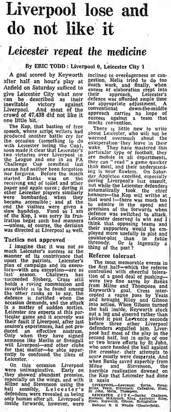 Guardian match report