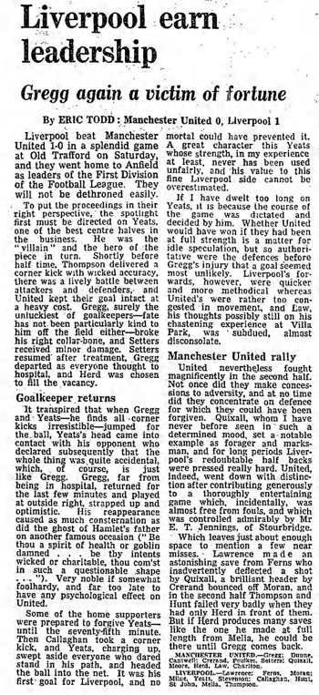 Guardian match report