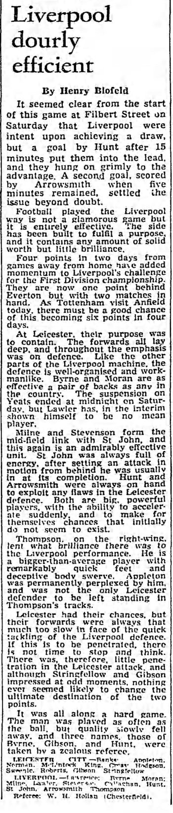 Guardian match report