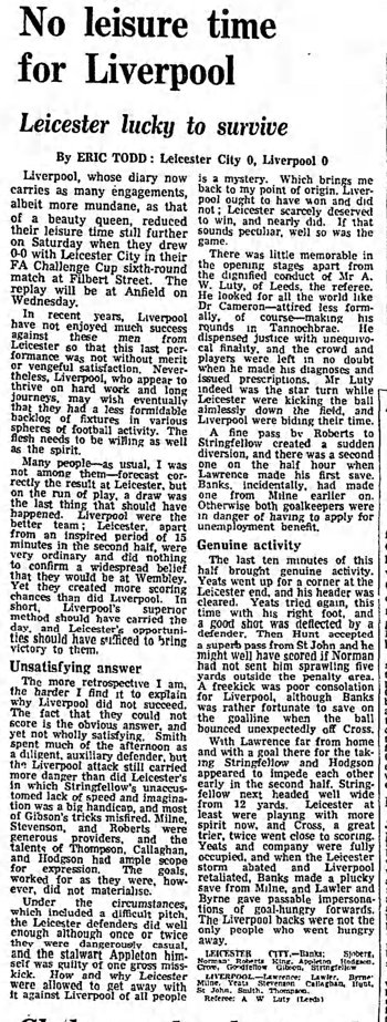 Guardian match report