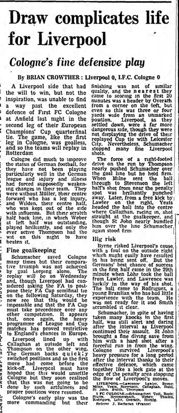 Guardian match report