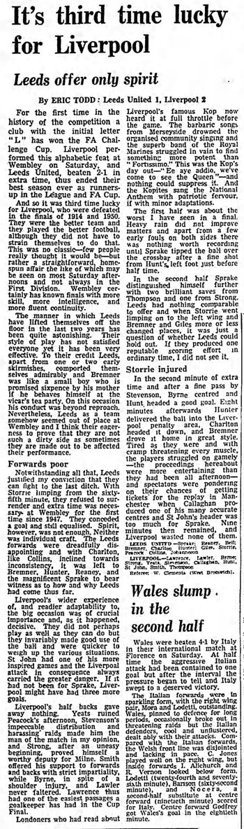 Guardian match report