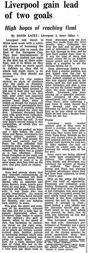 Guardian match report