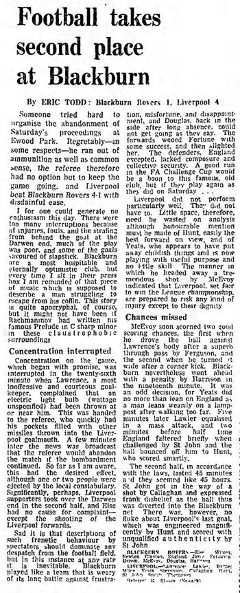 Guardian match report