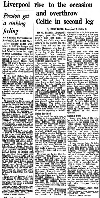 Guardian match report