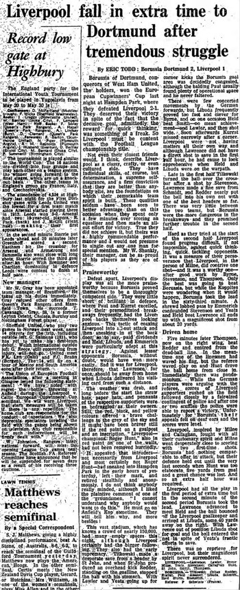 Guardian match report