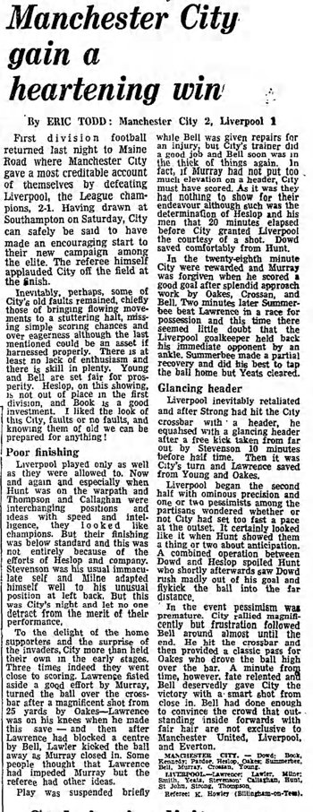 Guardian match report