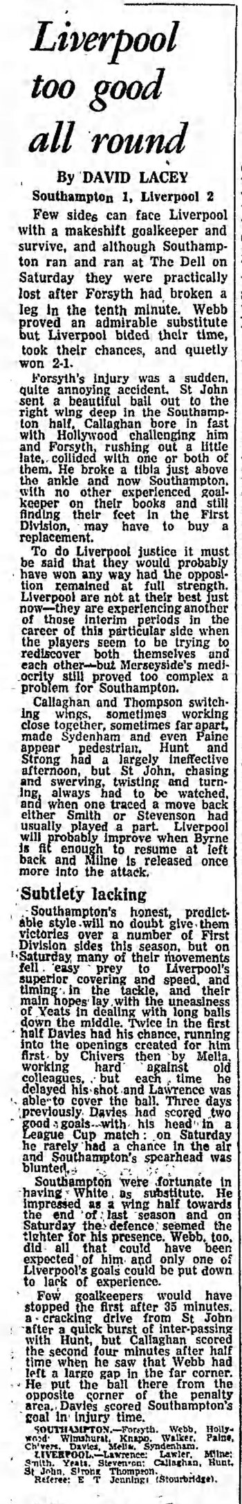 Guardian match report