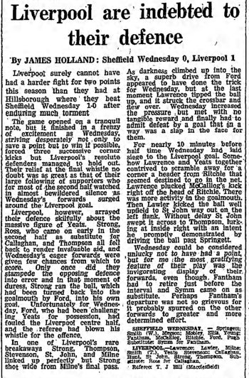 Guardian match report