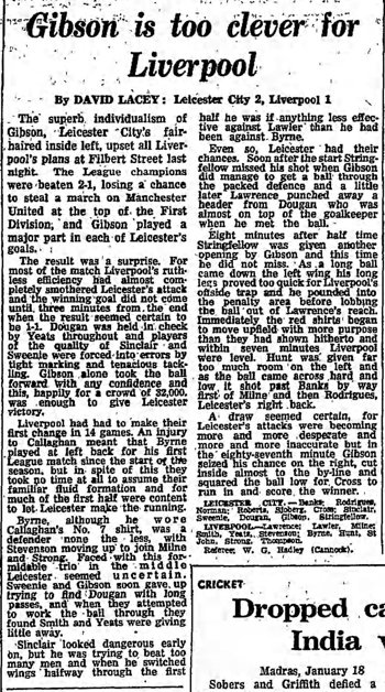 Guardian match report