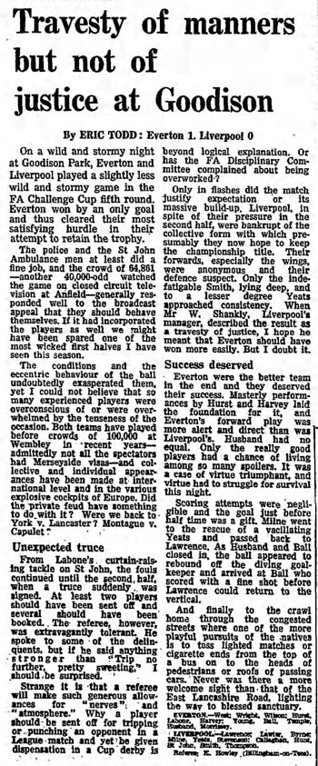 Guardian match report