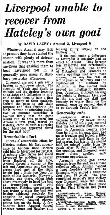 Guardian match report