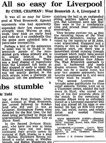 Guardian match report