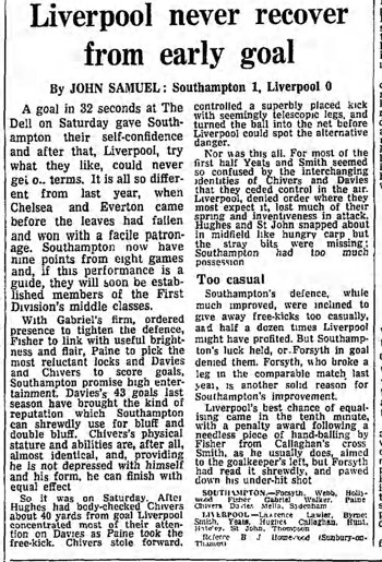 Guardian match report