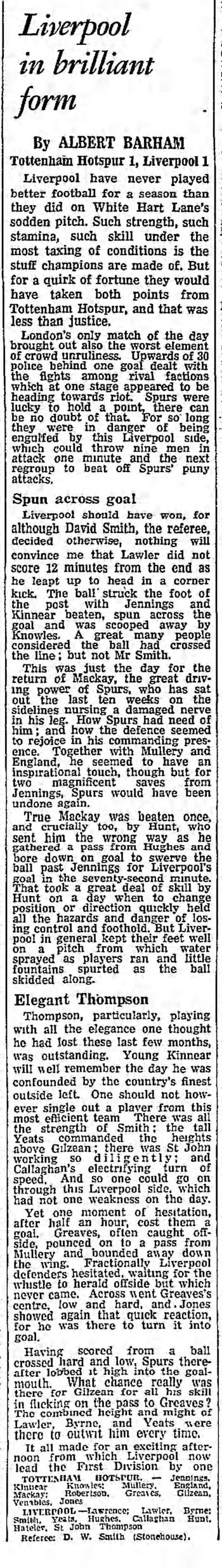 Guardian match report