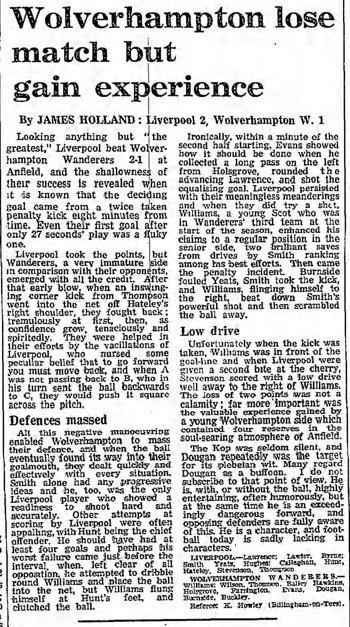 Guardian match report