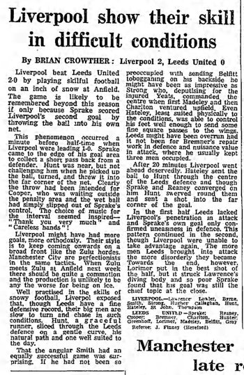 Guardian match report