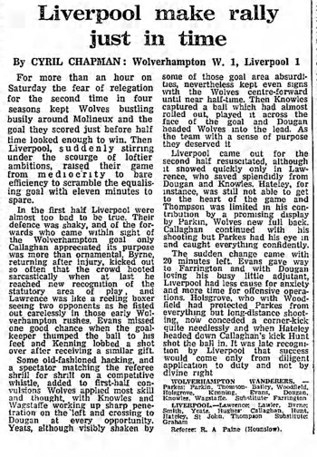 Guardian match report