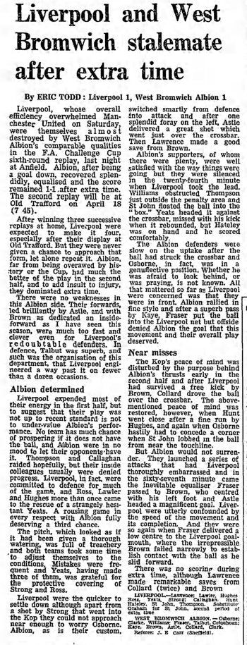 Guardian match report