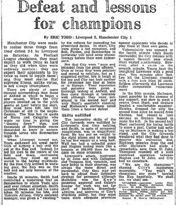 Guardian match report