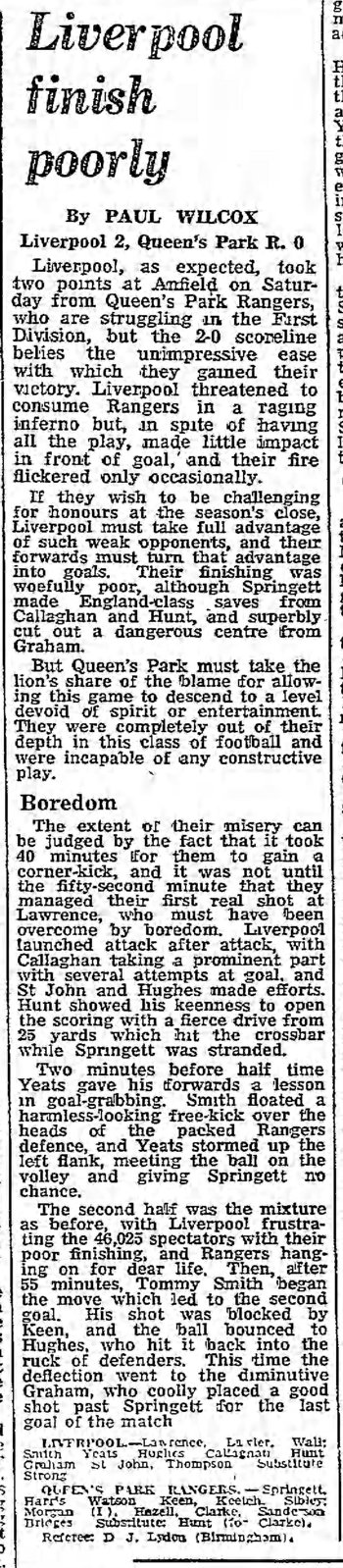 Guardian match report