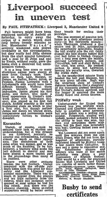 Guardian match report