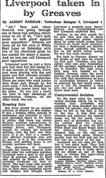 Guardian match report