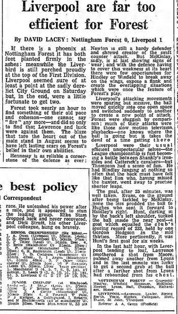 Guardian match report