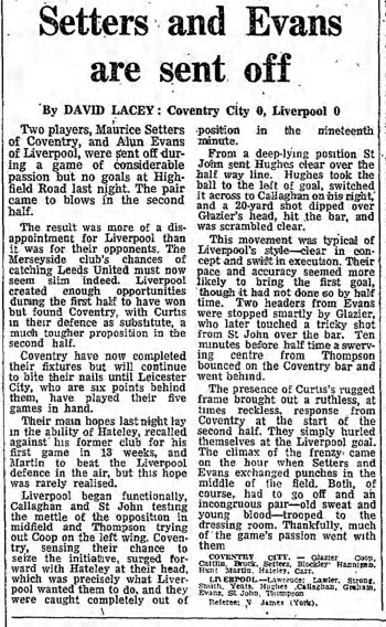 Guardian match report