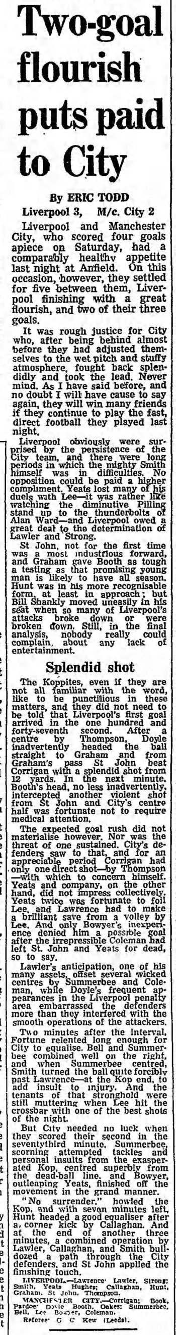 Guardian match report