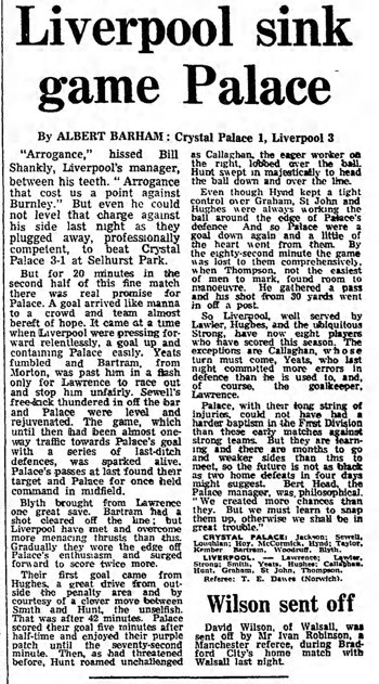 Guardian match report