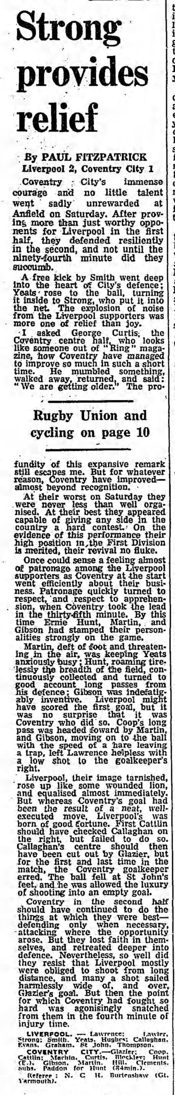 Guardian match report