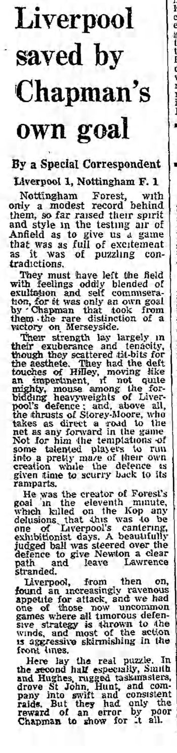 Guardian match report