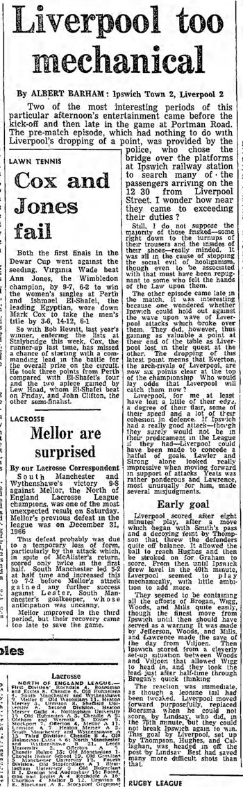 Guardian match report