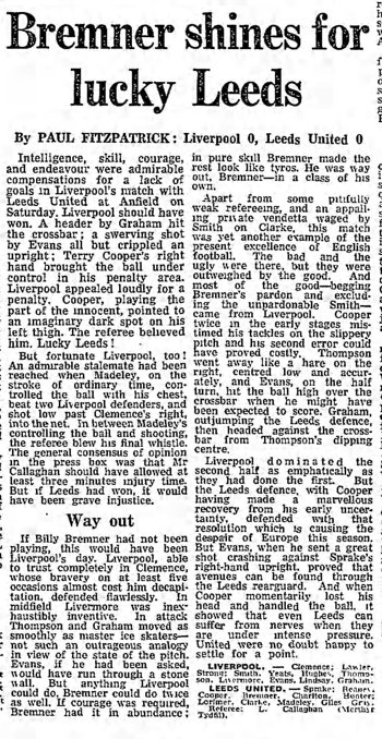 Guardian match report