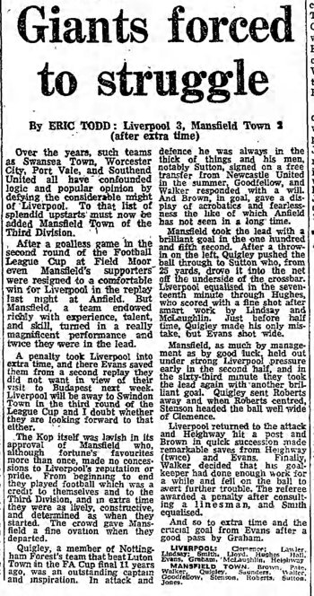 Guardian match report