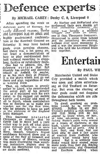 Guardian match report