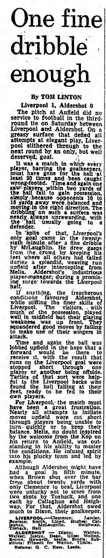 Guardian match report